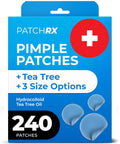 Pimple Patches for Face (240 Patches), Hydrocolloid Acne Patches with Tea Tree Oil, Pimple Patch Pimple Stickers - Hydrocolloid Patch Acne Dots - Acne Pimple Patches for Face - Zit Patches